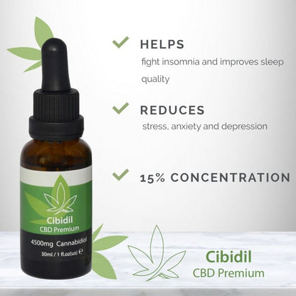 500 COSMÉTIQUES - CIBIDIL HUILE DE CBD RELAXANTE 15% 30 ML