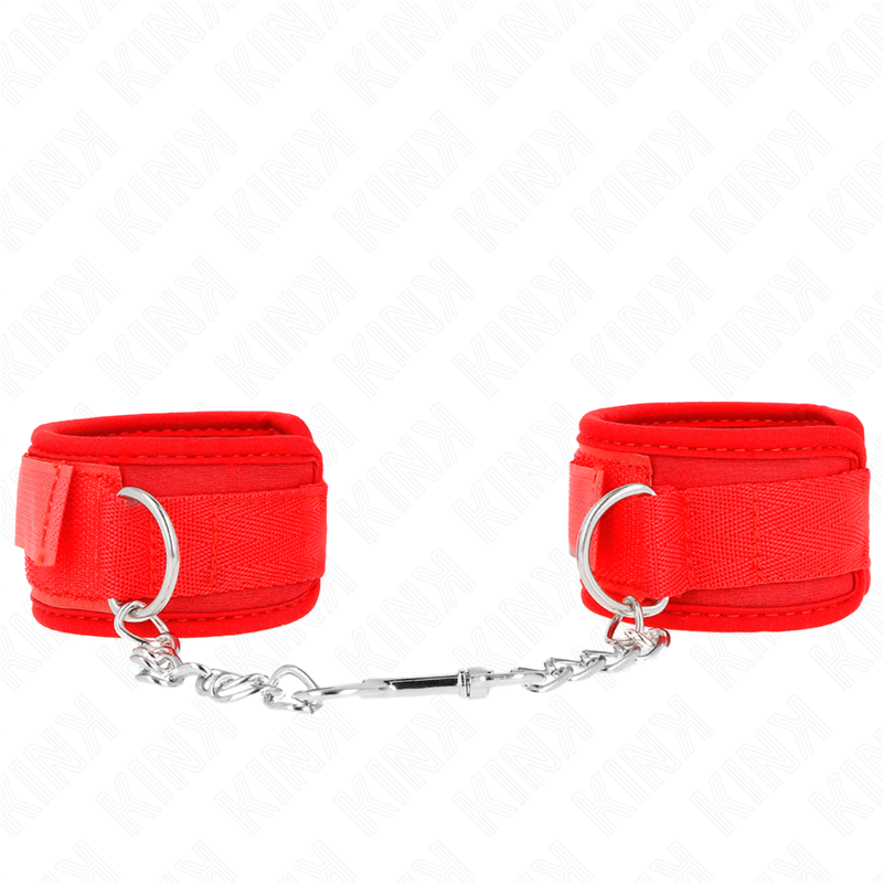KINK - RÉSISTANCE DE POIGNET EN NÉOPRÈNE ROUGE 42 X 5 CM