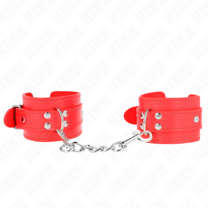 KINK - RÉSISTANCE DE POIGNET RÉGLABLE SIMPLE ROUGE 20-23 CM X 5,5 CM