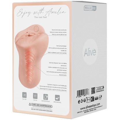 ALIVE - MASTURBATEUR MÂLE FLEX VAGINAL TAILLE M