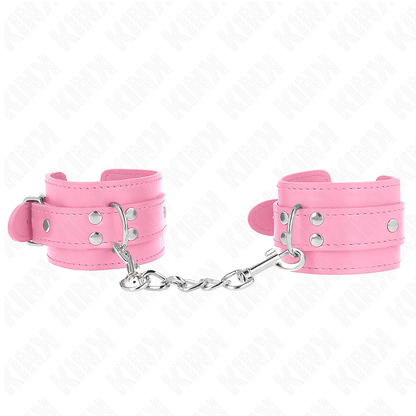 KINK - RÉSISTANCE DE POIGNET ROSE SIMPLE RÉGLABLE 20-23 CM X 5,5 CM