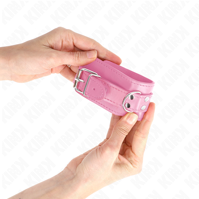 KINK - RÉSISTANCE DE POIGNET ROSE SIMPLE RÉGLABLE 20-23 CM X 5,5 CM