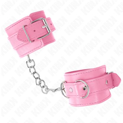 KINK - RÉSISTANCE DE POIGNET ROSE SIMPLE RÉGLABLE 20-23 CM X 5,5 CM