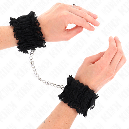 KINK - POIGNET ÉLASTIQUE EN DENTELLE NOIRE