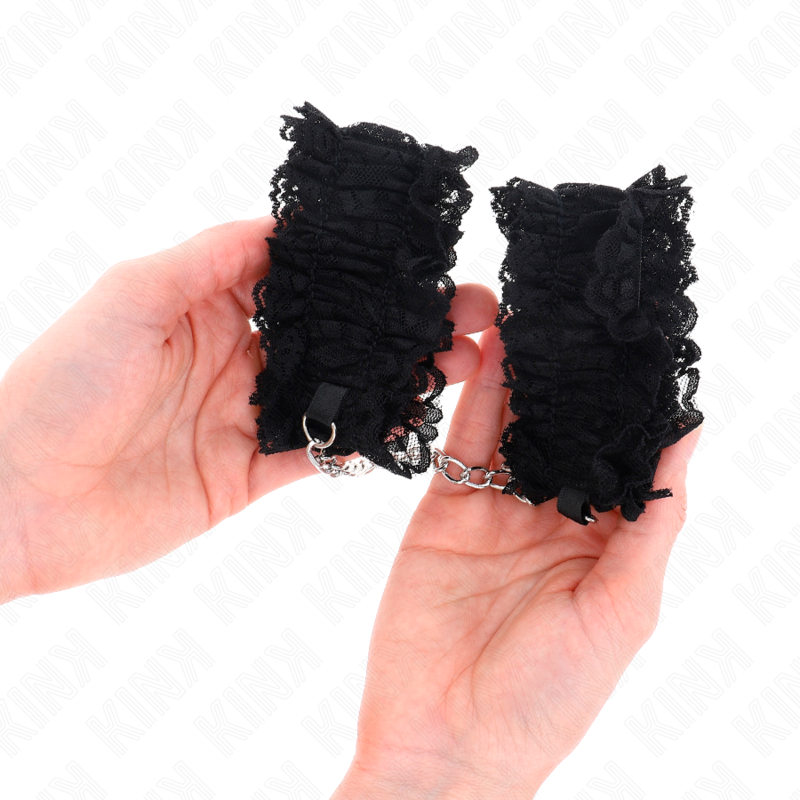 KINK - POIGNET ÉLASTIQUE EN DENTELLE NOIRE