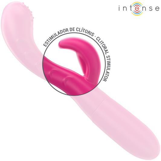INTENSE - AMARA VIBRADOR CON LENGUA ESTIMULADORA 10 VIBRACIONES ROSA