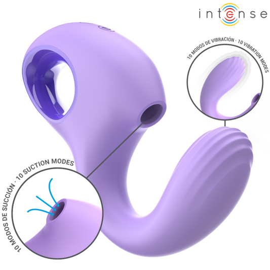 INTENSE - BAXTER WIBRATOR I STYMULATOR FIOLETOWY PILOT