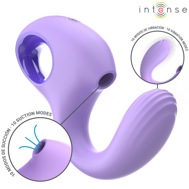 INTENSE - BAXTER WIBRATOR I STYMULATOR FIOLETOWY PILOT