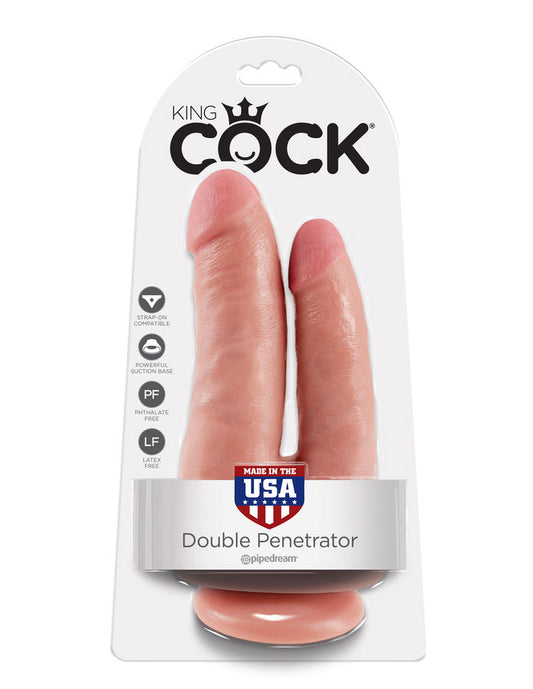 KING COCK - DOUBLE PÉNÉTRATEUR DE VIANDE