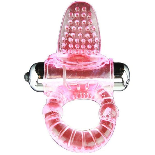 BAILE - SWEET ABS RING 10 RYTHMES ANNEAU VIBRATEUR PÉNIS ROSE