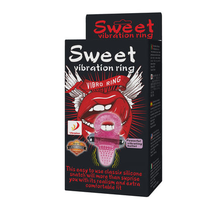 BAILE - SWEET ABS RING 10 RYTHMES ANNEAU VIBRATEUR PÉNIS ROSE