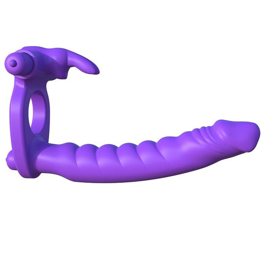 FANTASY C-RINGZ - VIBRATEUR DOUBLE LAPIN EN SILICONE