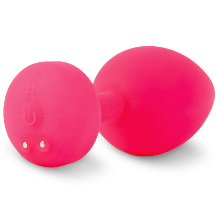 G-VIBE - VIBRATEUR ANAL RECHARGEABLE FUNTOYS GPLUG GRAND ROSE FLUO 3.9CM