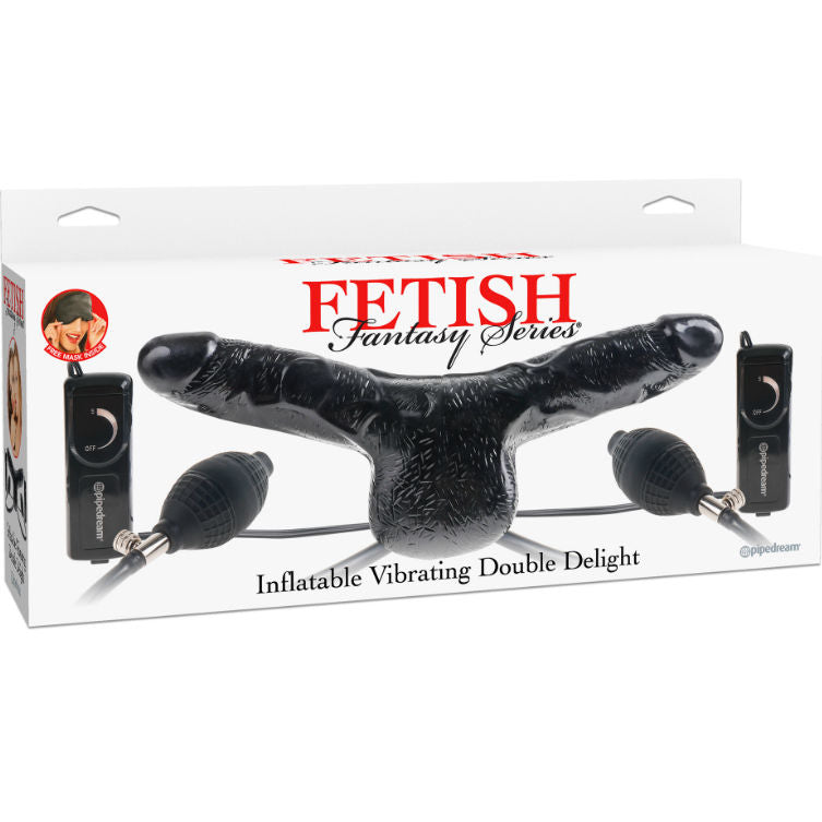 SÉRIE FETISH FANTASY - DOUBLE DELIGHT GONFLABLE VIBRANT
