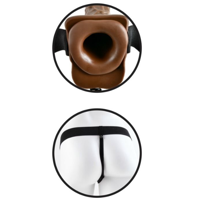 SÉRIE FETISH FANTASY - CÂBLE STRAP-ON DE 7 SÉRIE AVEC BILLES