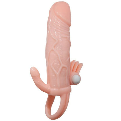 BAILE - COUVERCLE DE PÉNIS BRAVE MAN AVEC CLITO ET CHAIR POUR STIMULATION ANAL 16,5 CM