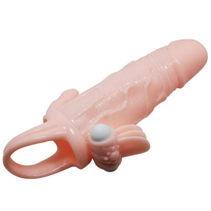 BAILE - COUVERCLE DE PÉNIS BRAVE MAN AVEC CLITO ET CHAIR POUR STIMULATION ANAL 16,5 CM