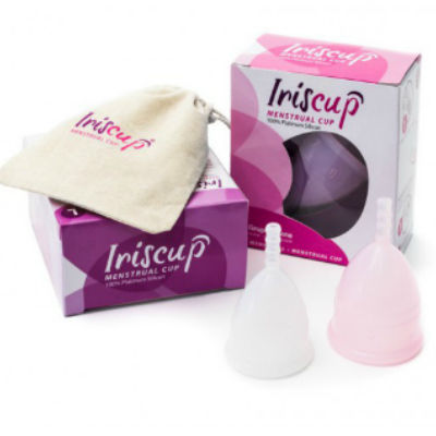 IRISCUP - PETITE TASSE ROSE DU MOIS A + SAC STÉRILISATEUR OFFERT