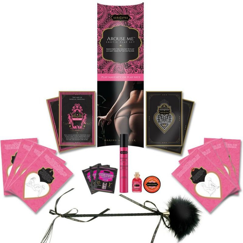 KAMASUTRA - KIT ÉROTIQUE RÉVEILLE-MOI