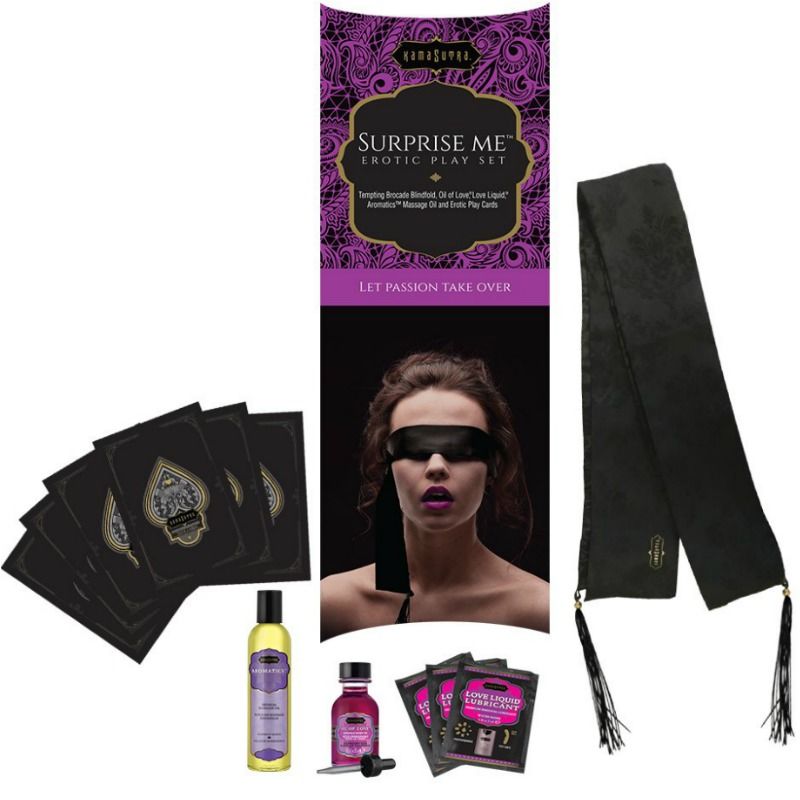 KAMASUTRA - KIT ÉROTIQUE SURPRISE-MOI