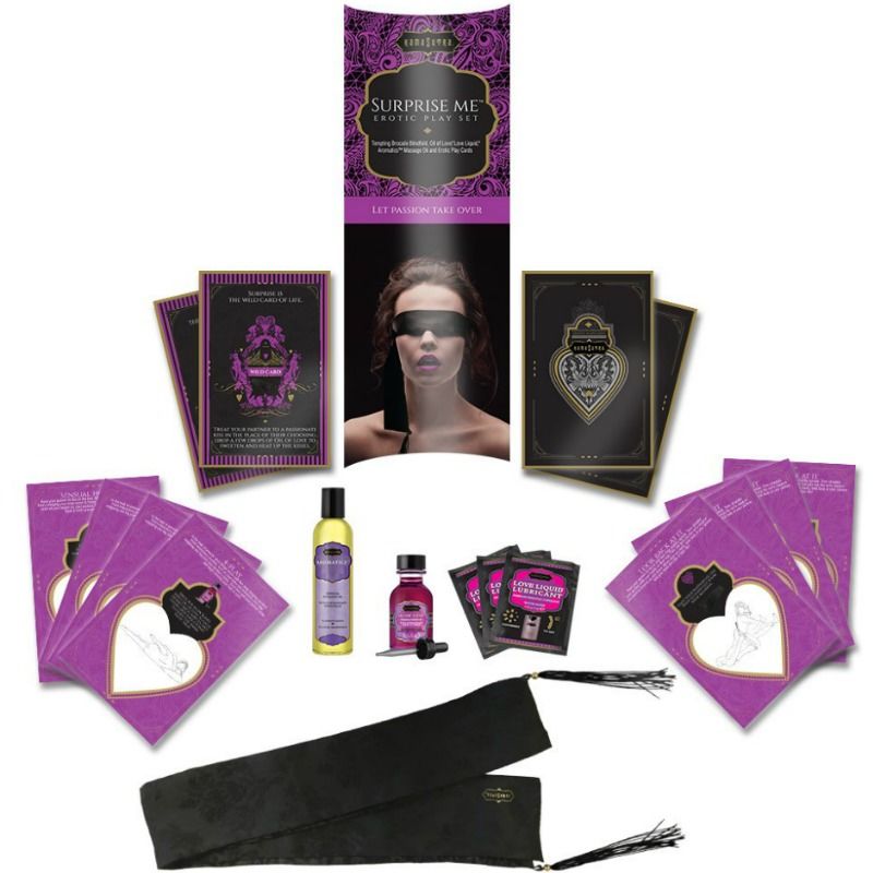 KAMASUTRA - KIT ÉROTIQUE SURPRISE-MOI