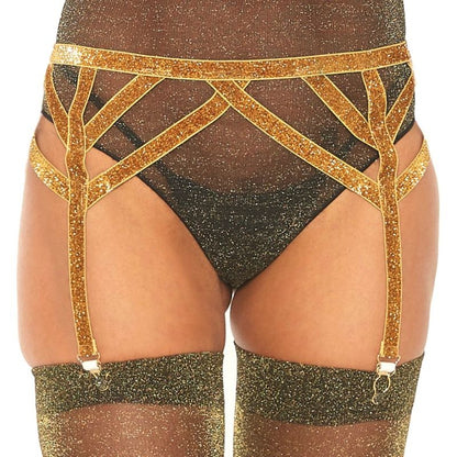 LEG AVENUE - BRACELET ÉLASTIQUE LUREX TAILLE UNIQUE