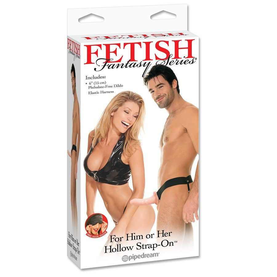 SÉRIE FETISH FANTASY - HARNAIS CREUX RÉGLABLE SANGLE DE CHAIR SUR 15 CM