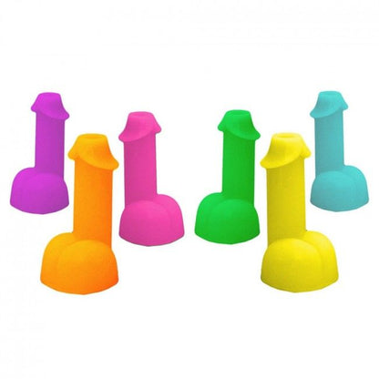 KHEPER GAMES - PÉNIS FORME NEON SHOTS 1 UNITÉ (COULEUR ALÉATOIRE)