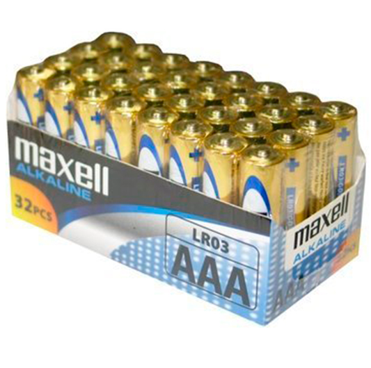 MAXELL - BLOC PILES AAA LR03*32 UDS
