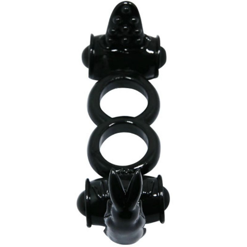 BAILE - BAGUE DOUBLE BAGUE AVEC DOUBLE LAPIN