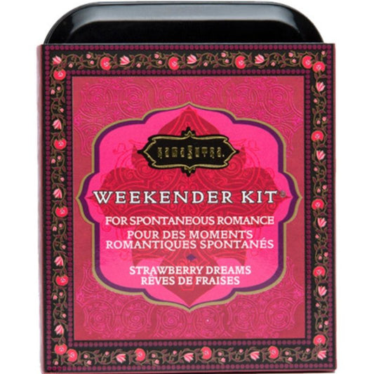 KAMASUTRA - KIT CANETTE WEEKENDER FRAISE RÊVES FRAISE