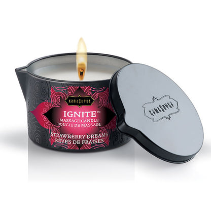 KAMASUTRA - BOUGIE DE MASSAGE RÊVES DE FRAISE 170 GR