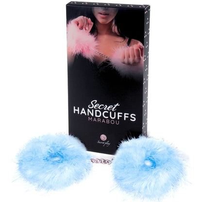 SECRETPLAY - MENOTTES MARABOU BLEU CLAIR