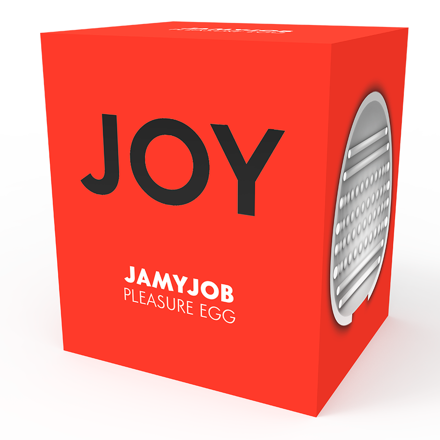 JAMYJOB - MASTURBATEUR OEUF ROUGE VERSION DISCRÈTE