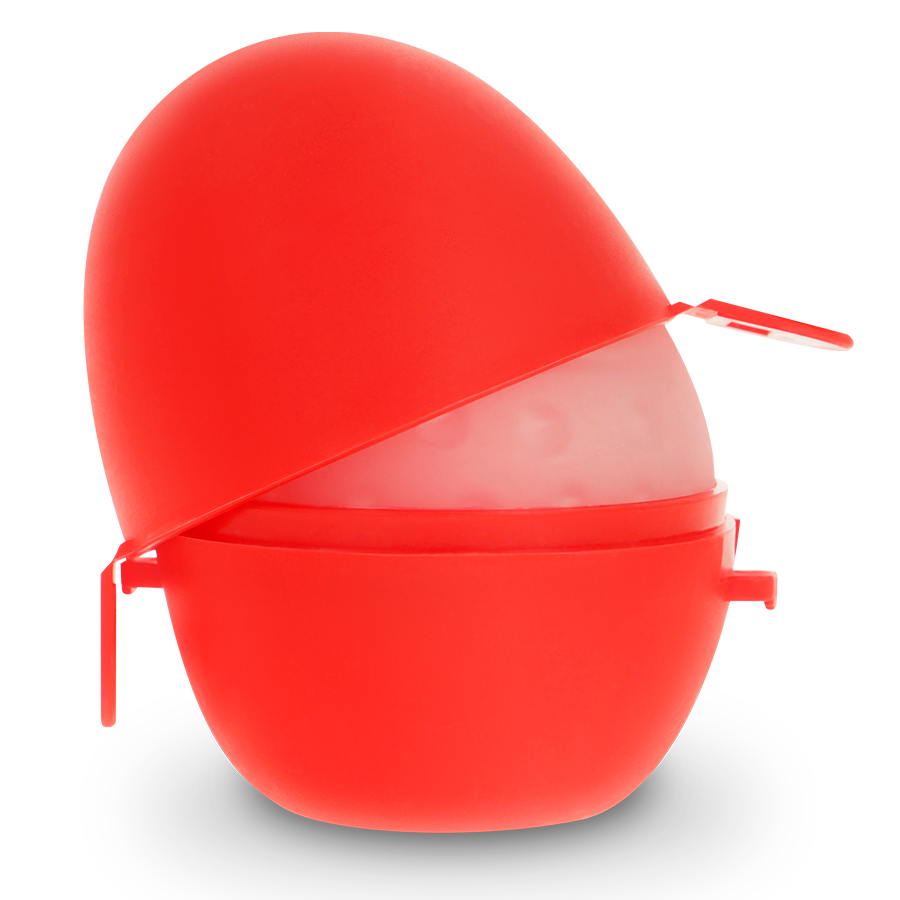 JAMYJOB - MASTURBATEUR OEUF ROUGE VERSION DISCRÈTE