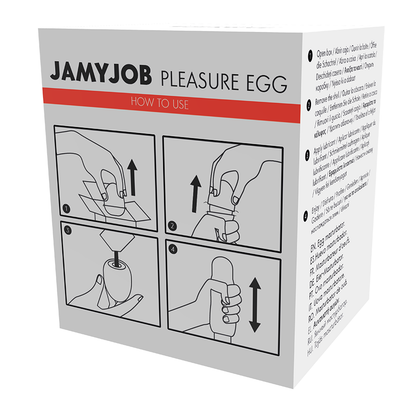JAMYJOB - MASTURBATEUR OEUF ROUGE EDITION DISCRET