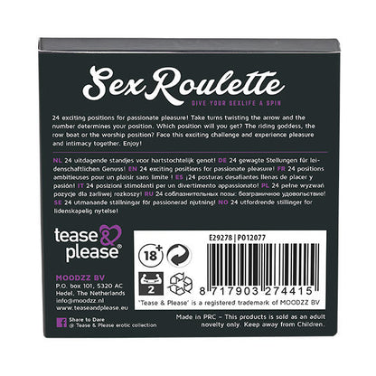 TEASE &amp; PLEASE - SEXE ROULETTE KAMASUTRA