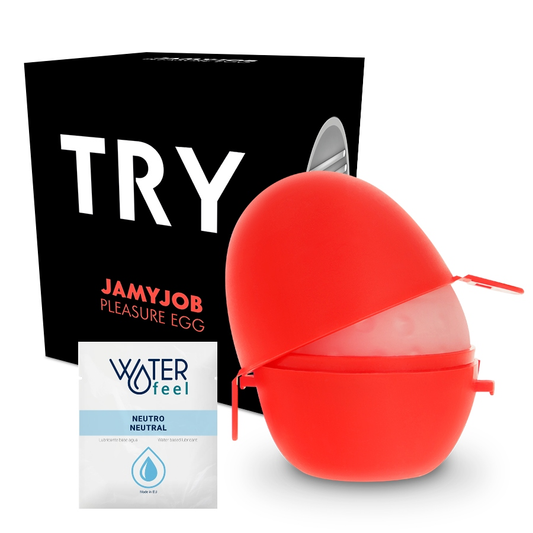 JAMYJOB - MASTURBATEUR OEUF NOIR VERSION DISCRÈTE