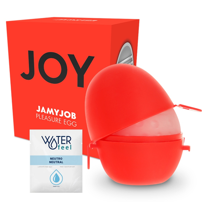 JAMYJOB - MASTURBATEUR OEUF ROUGE VERSION DISCRÈTE