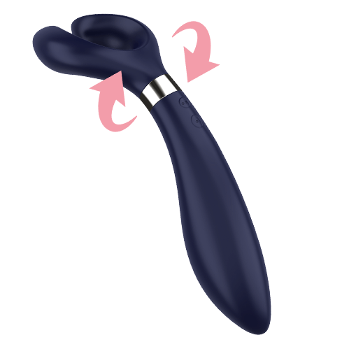 SATISFYER - VIBRATEUR MULTI ENDLESS FUN 3 BLEU