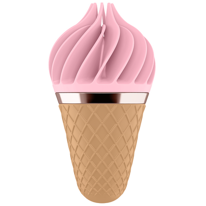 SATISFYER - SPINNATOR SWEET TREAT BRUN ET ROSE