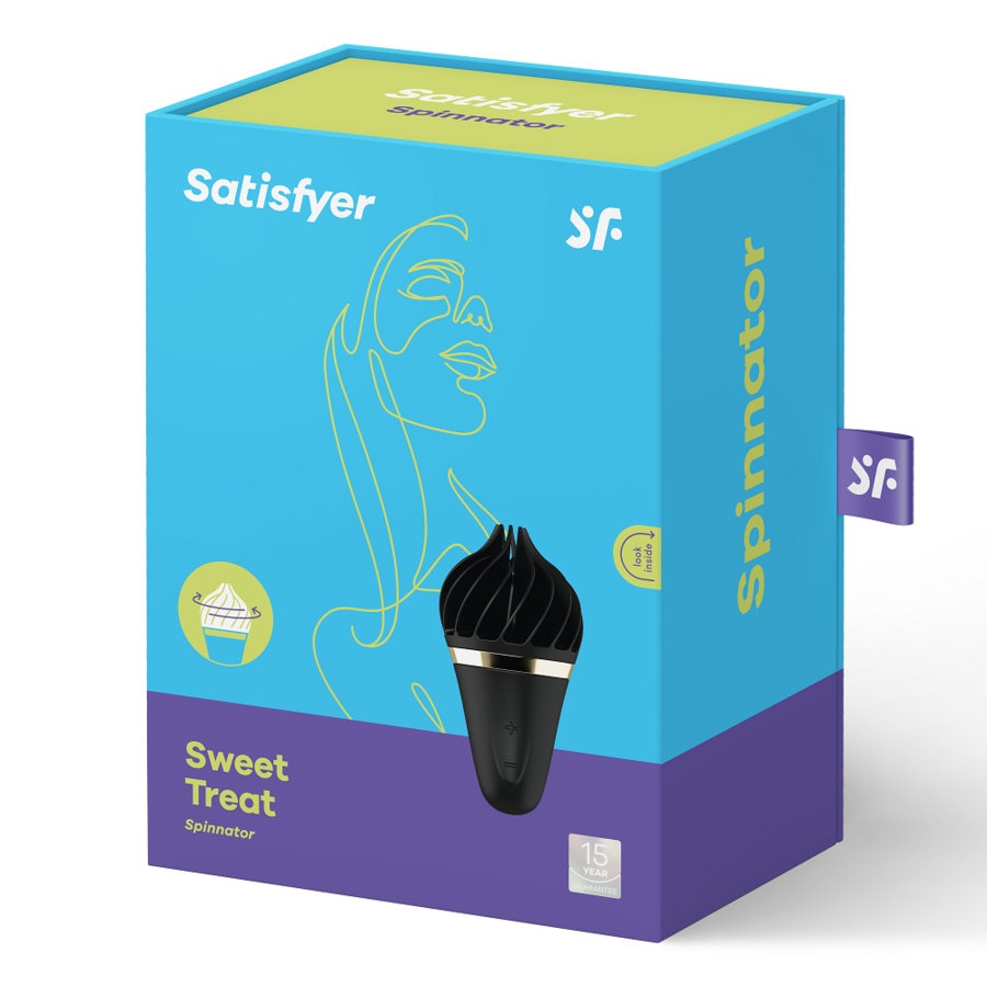 SATISFYER - SPINNATOR SWEET TREAT BRUN ET ROSE