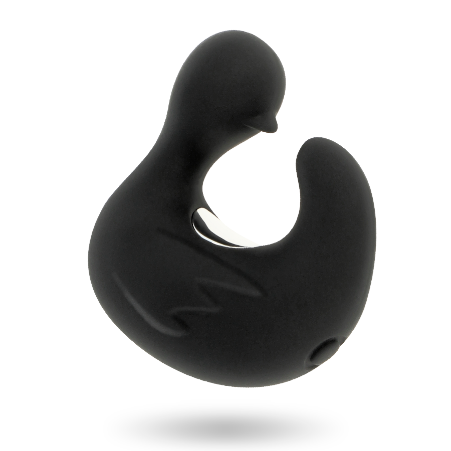 BLACK&amp;SILVER - DUCKYMANIA CÂNE STIMULANTE RECHARGEABLE EN SILICONE