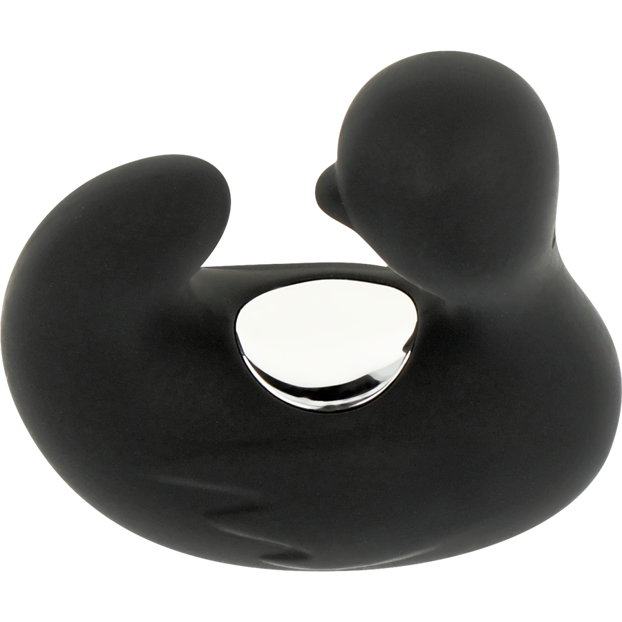 BLACK&amp;SILVER - DUCKYMANIA CÂNE STIMULANTE RECHARGEABLE EN SILICONE