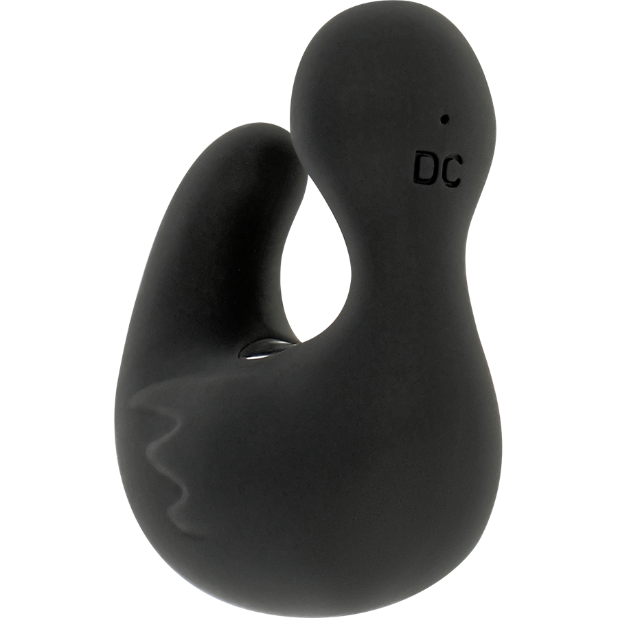 BLACK&amp;SILVER - DUCKYMANIA CÂNE STIMULANTE RECHARGEABLE EN SILICONE