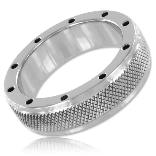 MÉTAL DUR - ANNEAU MÉTALLIQUE POUR PÉNIS ET TESTICULES 45MM