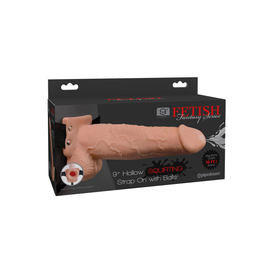 SÉRIE FETISH FANTASY - HARNAIS AVEC DONG 9 CUM