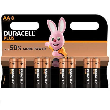 DURACELL - PILE PLUS PUISSANCE AA LR6 8UNITÉS