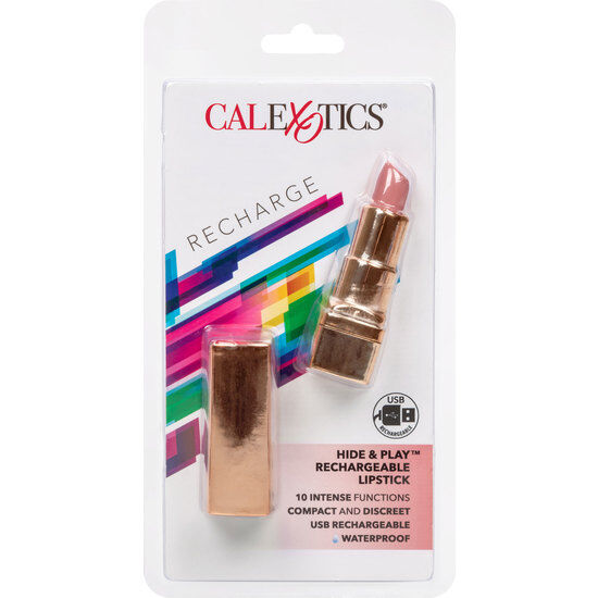 CALEXOTICS - BALA HIDE &amp; PLAY ROUGE À LÈVRES RECHARGEABLE ROSE DOUX