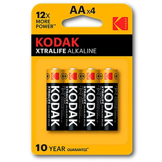 KODAK - PILE ALCALINE XTRALIFE AA LR6 BLISTER* 4
